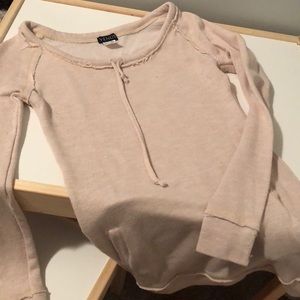 Tunic length tan sweater by Venus